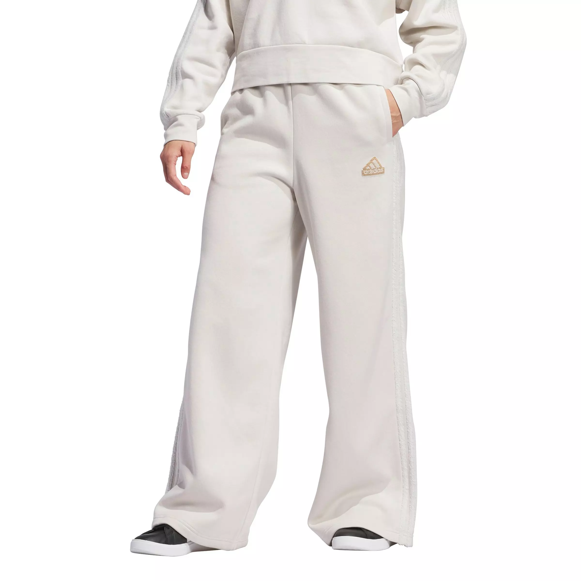 adidas Women's Coze 3s Wide Leg Pants - Alumina